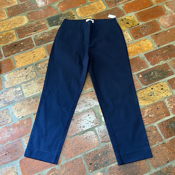 Talbots NWT navy crop pants sz4 - Picture 5 of 11